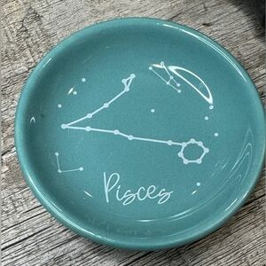 Small Pisces Trinket Dish - Teal / Blue
